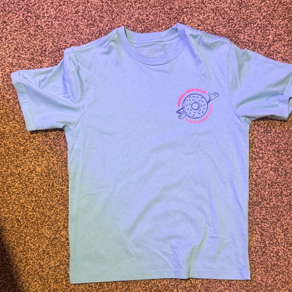Kids Light Blue Graphic Tee
